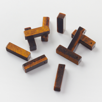 Tygrysie oko zawieszka słupek 26x7mm