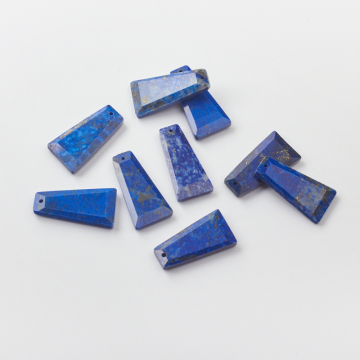 Lapis lazuli zawieszka trapez fasetowany 24-26mm