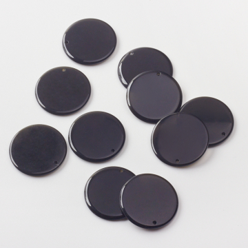 Onyks zawieszka krążek płaski 30mm