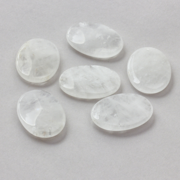 Kryształ górski owal zawieszka 35mm