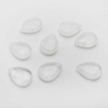 Kryształ górski łezka gładka zawieszka 25x18mm