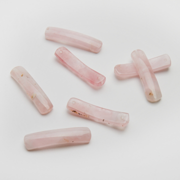 Kryształ górski różowy łącznik do bransoletki 36x9,5mm