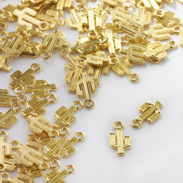 Metalowa zawieszka kaktus 15mm