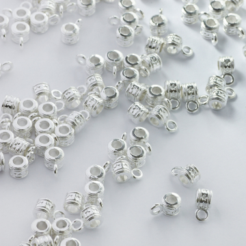 Metalowa krawatka walec ozdobny 5,5mm