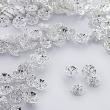 Metalowa czapeczka ozdobna 8mm