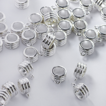 Metalowa krawatka oponka w paski 10mm