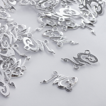 Metalowa zawieszka-łącznik fantazyjna 18,5mm