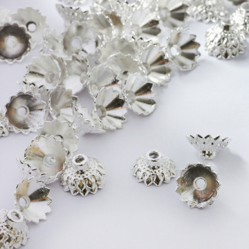 Czapeczka metalowa stożek ozdobny 10mm