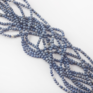 Koral niebieski kulka gładka 4,5mm