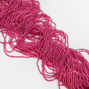 Kryształki kulki fasetowane ruby 2mm