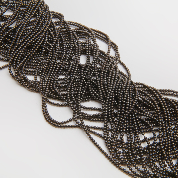 Kryształki kulki gładkie jet 2,5mm