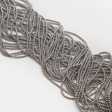 Kryształki kulki gładkie silver 2,5mm