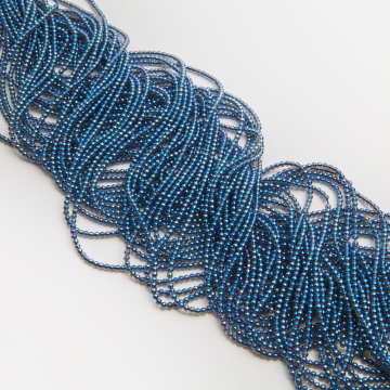 Kryształki kulki gładkie navy AB 2,5mm