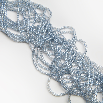 Kryształki walce fasetowane shady AB 3,5x4mm