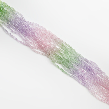 Kryształki oponki fasetowane multicolor 3,5x4mm