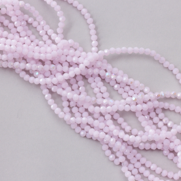 Kryształki kulki fasetowane 32 cuts ceramic rose 4mm