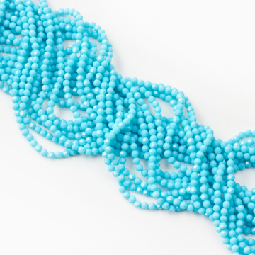 Kryształki kulki fasetowane 32 cuts ceramic blue 4mm