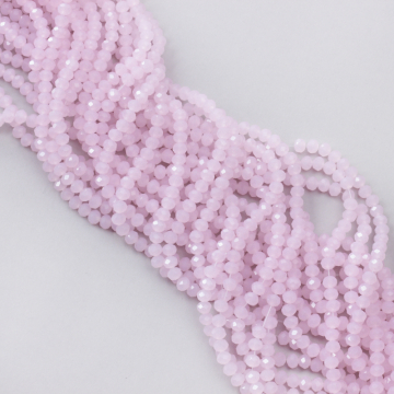 Kryształki oponki fasetowane ceramic rose  4,5x6mm