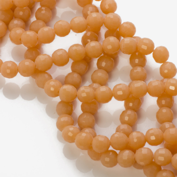 Kryształki kulki 96 cutts pastel brown 8mm