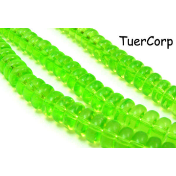 Szklane oponki 8mm peridot