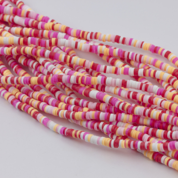 Koraliki Katsuki z modeliny czerwone 4mm