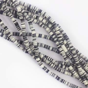 Koraliki Katsuki z modeliny czarne 4mm