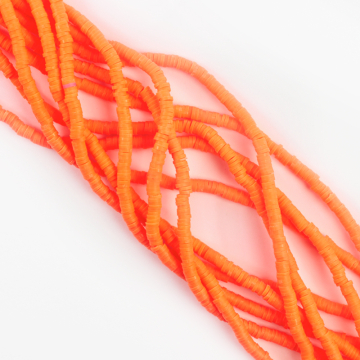 Koraliki Katsuki z modeliny pomarańczowe 4mm