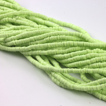 Koraliki Katsuki z modeliny zielone 4mm