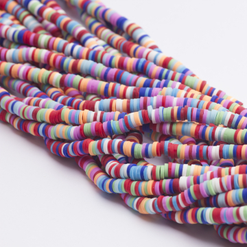 Koraliki Katsuki z modeliny multikolor  6mm