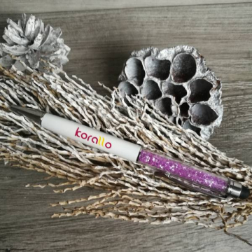 Długopis z kryształkami