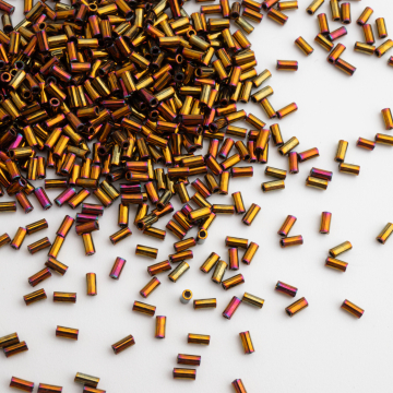 Koraliki Miyuki Bugles #1 (3mm) Metalic Gold Iris