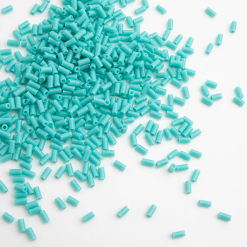 Koraliki Miyuki Bugles #1 (3mm) Opaque Turquoise Green