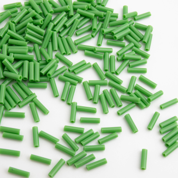 Koraliki Miyuki Bugles 2(6mm) Opaque Green