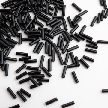 Koraliki Miyuki Bugles #2 (6mm) Japanese Jet