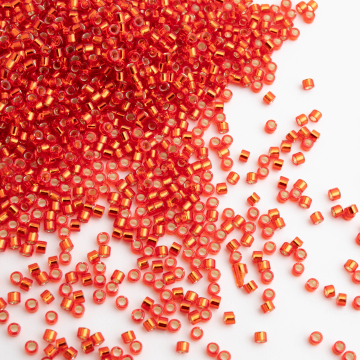 Koraliki Miyuki Delica 11/0 Silver Lined Rd/Oran