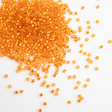 Koraliki Miyuki Delica 11/0 Silver Lined Orange