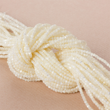 Masa perłowa kulka srebrzysta biała 2,5mm