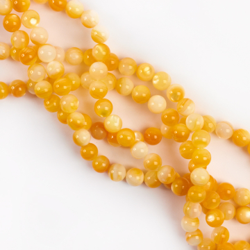 Masa perłowa złocista kulka opalizująca 8mm