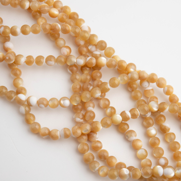 Masa perłowa kulka beżowa 6mm