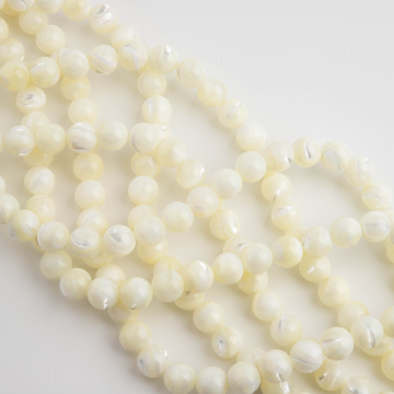 Masa perłowa kulka biała kl. AAA 8,5mm
