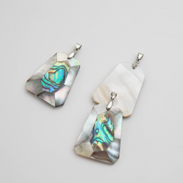 Zawieszka z muszli Paua romb 45x29mm