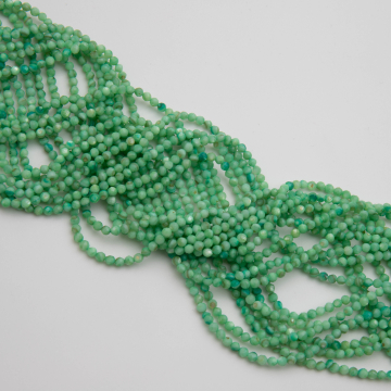 Masa perłowa kulka fasetowana zielona 3mm