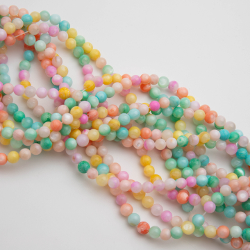 Masa perłowa kulka gładka multikolor 5,5mm