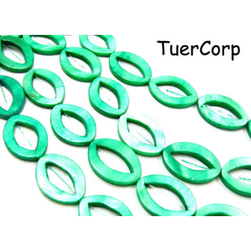 Masa perłowa oczko zielone 25mm