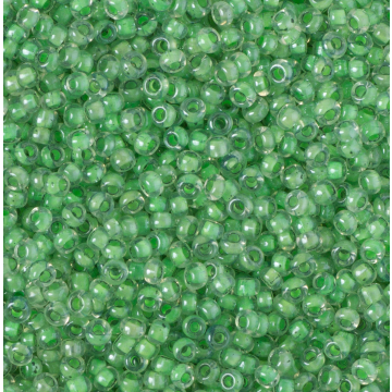 Koraliki NihBeads 12/0 Inside-Color Lustered Crystal/ Celery Line