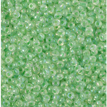 Koraliki NihBeads 12/0 Inside-Color Rainbow Crystal/ Sea Foam Line