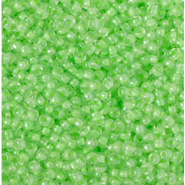 Koraliki NihBeads 12/0 Inside-Color Lustered Crystal/ Mint Julep Line