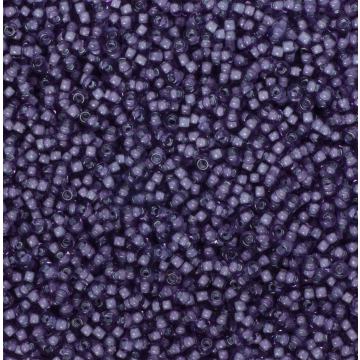 Koraliki NihBeads 12/0 Inside-Color Amethyst/ White Line