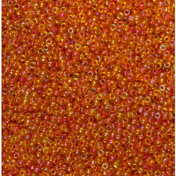 Koraliki NihBeads 12/0 Inside-Color Rainbow Jonquil/ Apricot Line