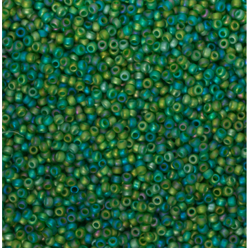 Koraliki NihBeads 12/0 Trans-Rainbow Frosted Peridot